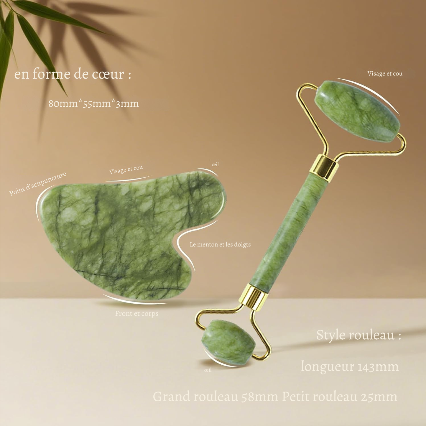 Set Jade Roller & Gua Sha — Rituel Sculptant Visage