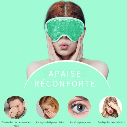 Masque Yeux Froid Réutilisable — Regard Reposé en 10 Minutes