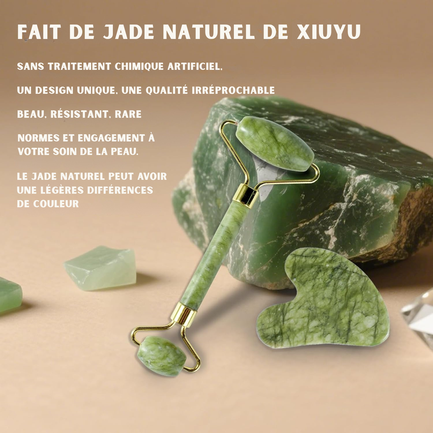 Set Jade Roller & Gua Sha — Rituel Sculptant Visage