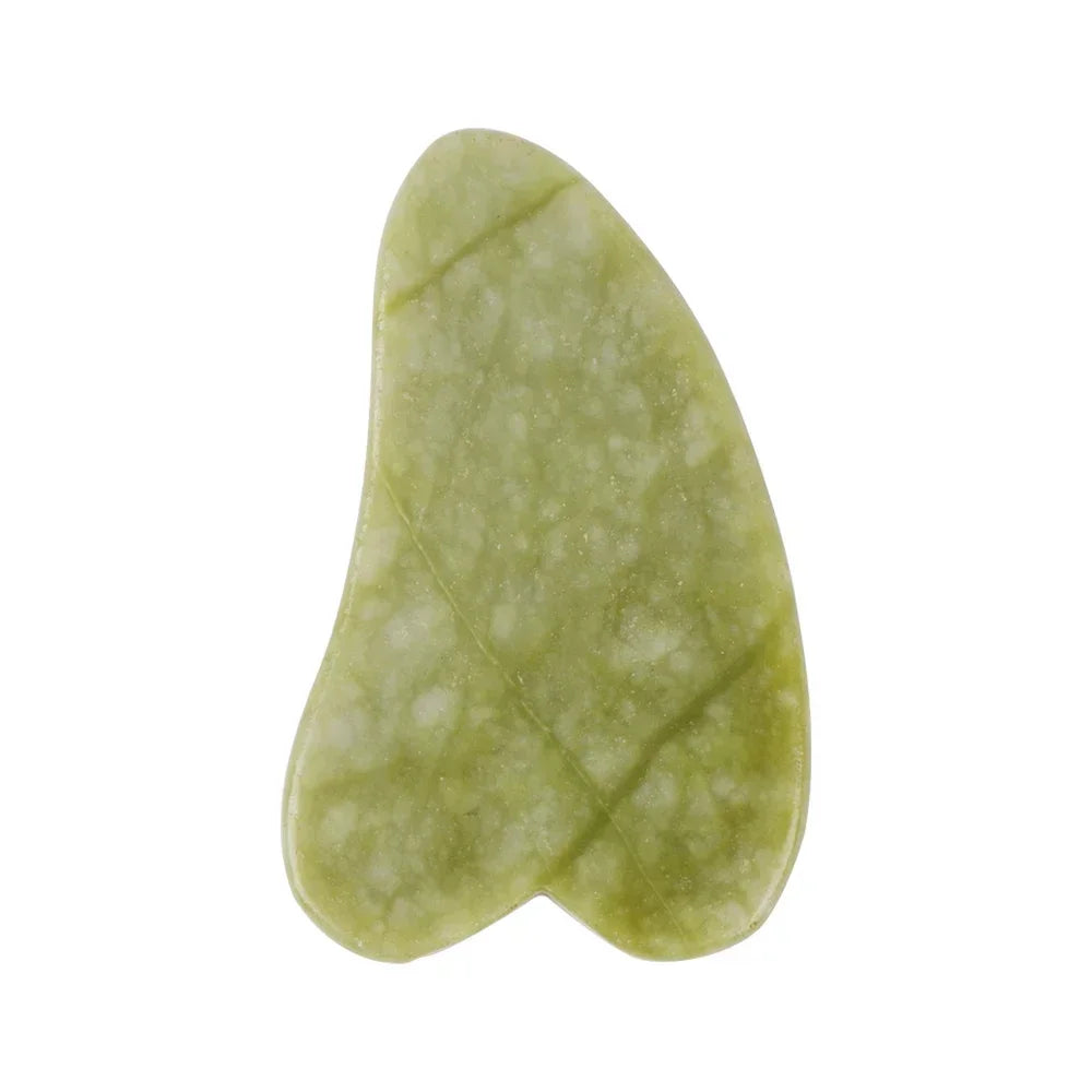 Natural Jade Roller Guasha Skin Scraper Facial Set Stone Firming Face Anti-Aging Puffy Eyes Massager Neck anti Wrinkle Relaxing